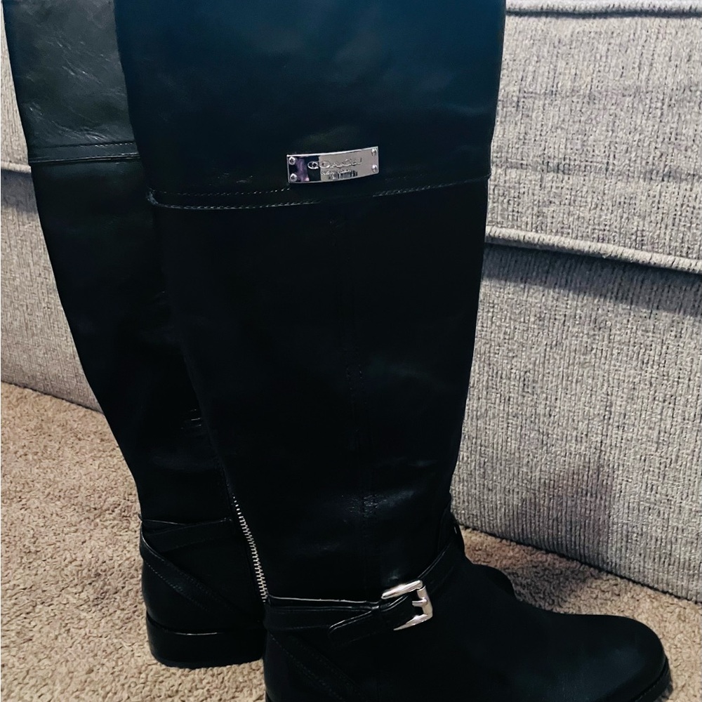 Coach Black Boots
